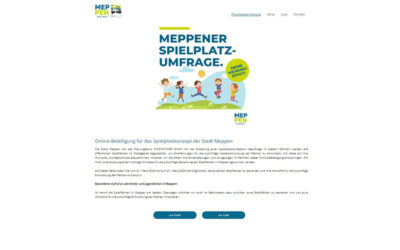 Stadt Meppen, 2024: Online-Beteiligung zum Spielplatzkonzept