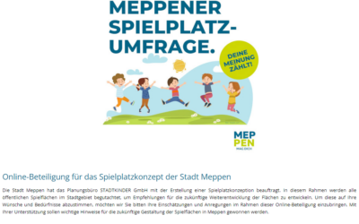 Online-Beteiligung für das Spielplatzkonzept der Stadt Meppen